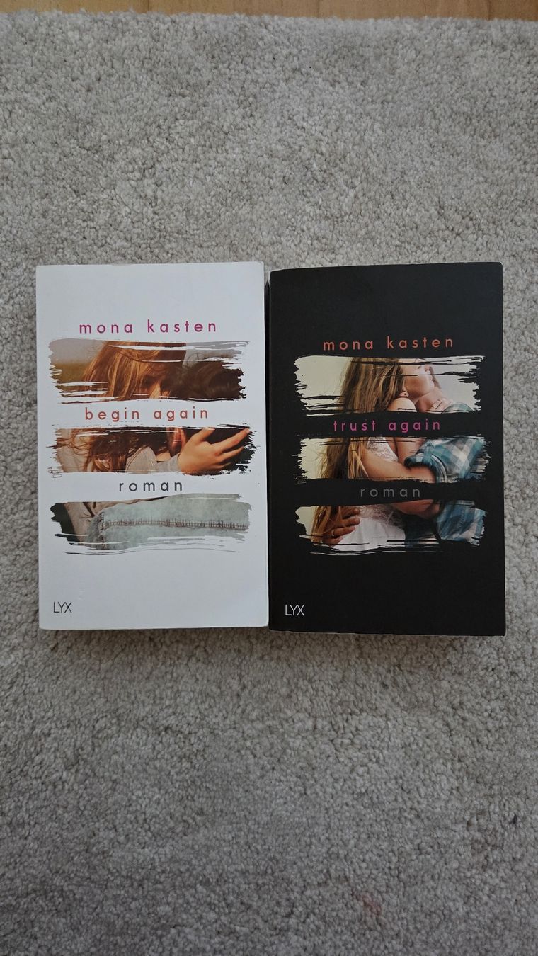 Libri: Romane Mona Kasten "Begin Again" & "Trust Again" – Usato da Schindellegi venduto da len_nzf2