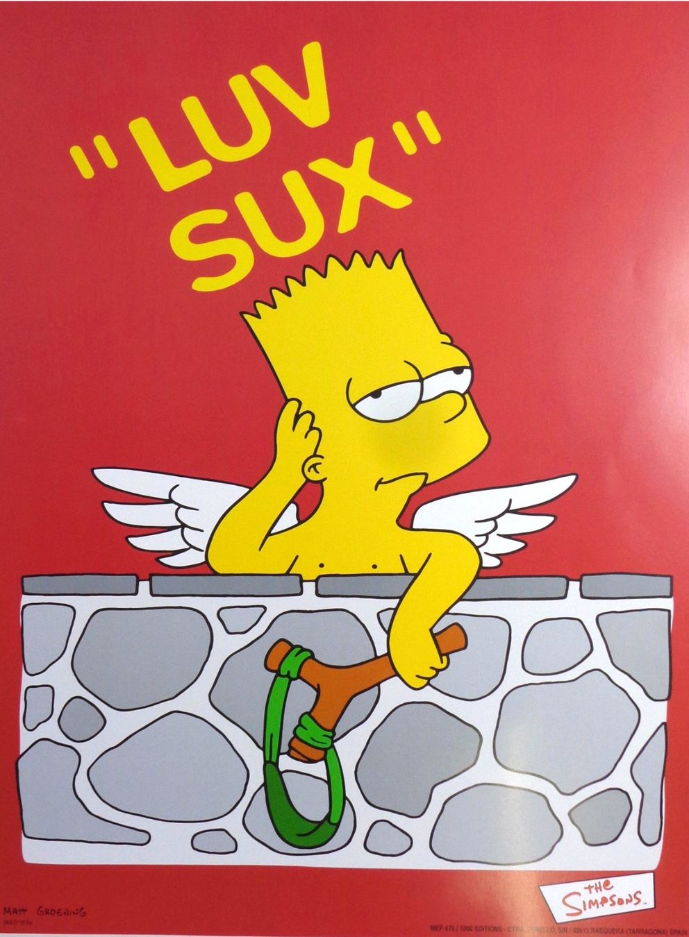 Foto & Immagini: Poster Les Simpson - Luv sux – Nuovo (secondo la descrizione) da Le Locle venduto da LibrairieLaBergerie