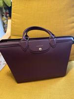 Sac Longchamp neuf, couleur prune d'hiver, avec bandoulière