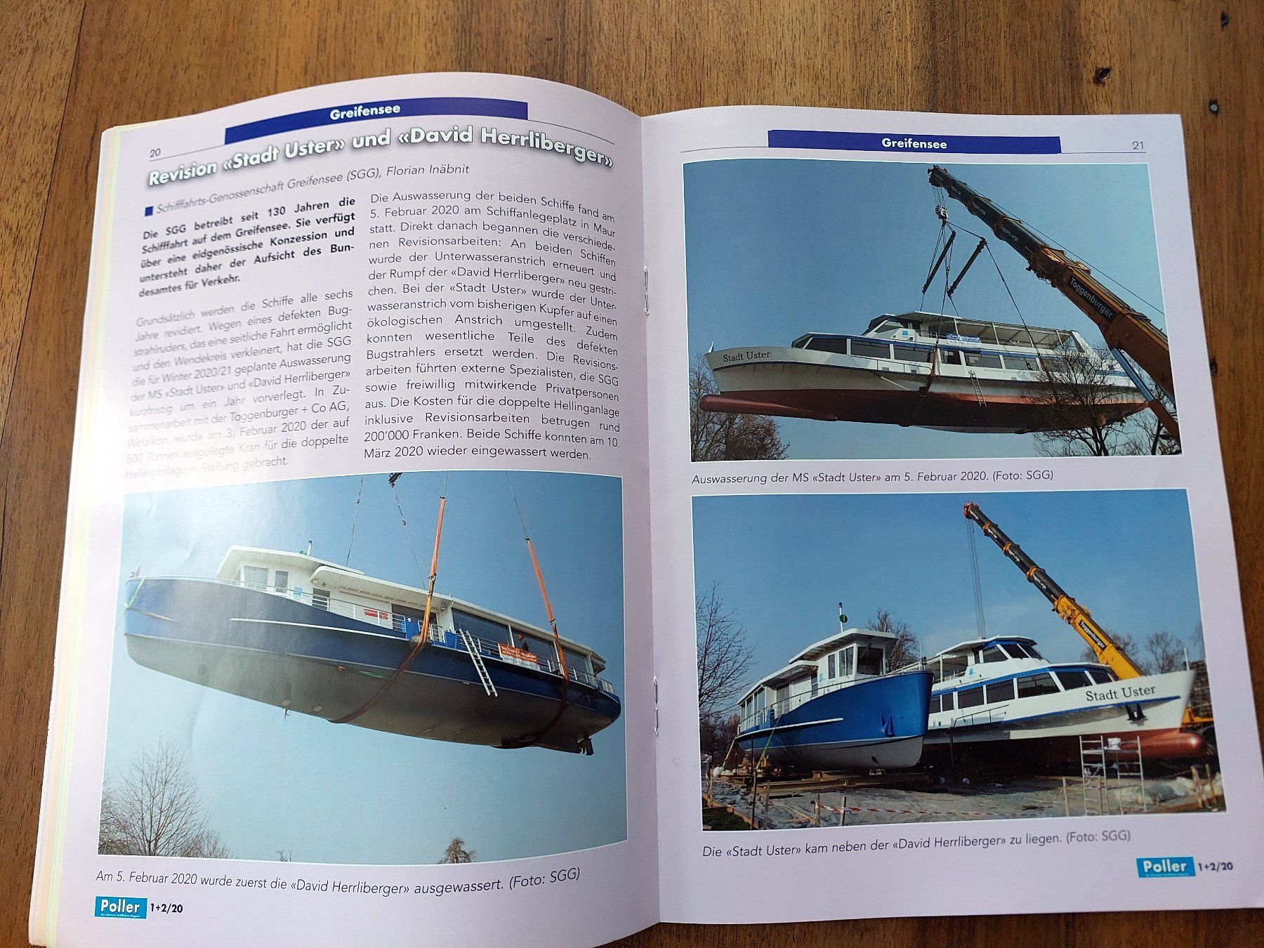 Riviste & Magazine: Poller Schiff-Magazin 1+2/2020 - Prellbock – Usato da Schönenwerd venduto da Steidi 6