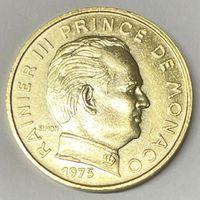 MONACO 10 Centimes Rainier III 1975