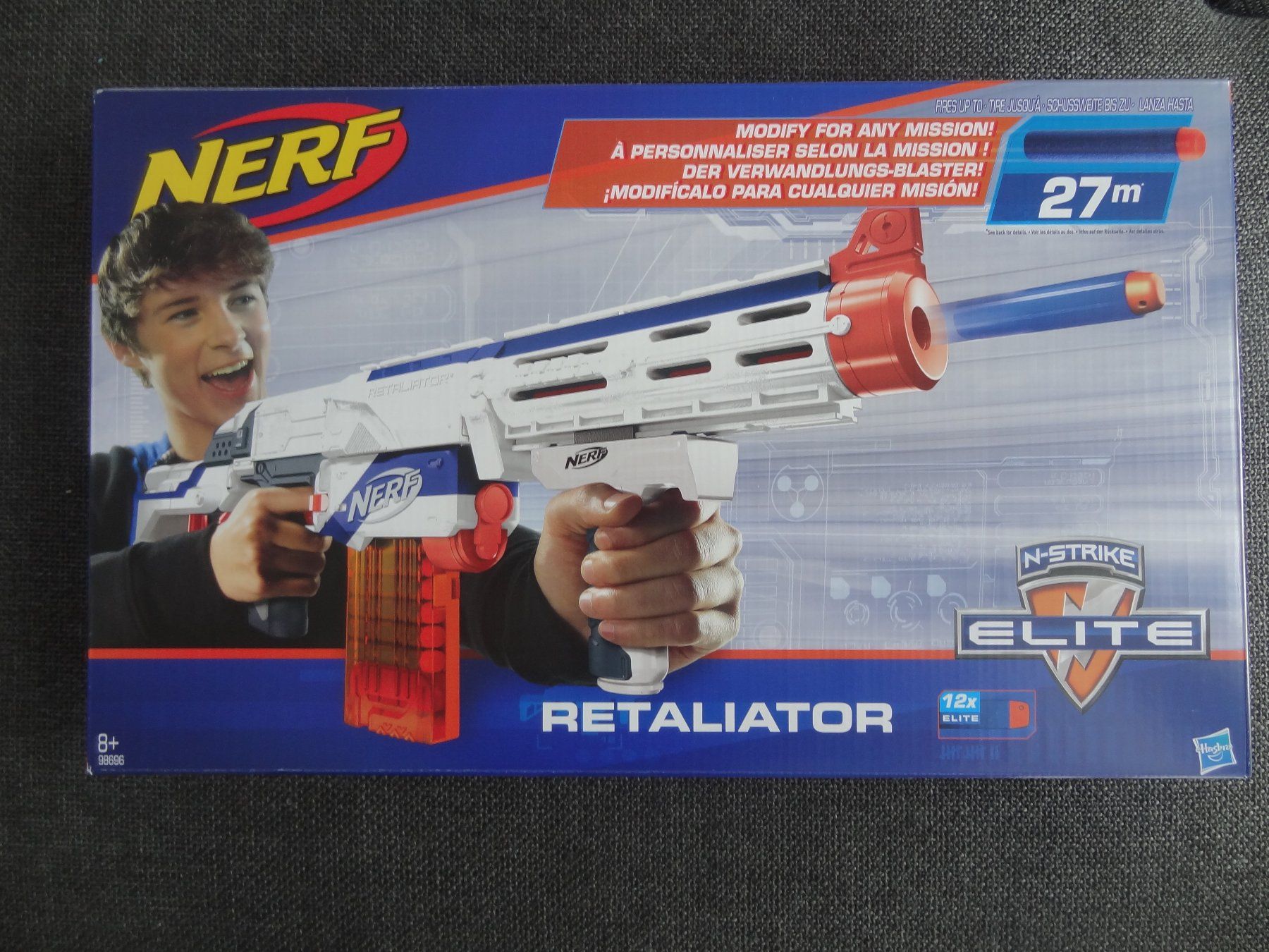 Nerf Giocattoli: NERF Retaliator NEU Limited Edition – Nuovo e nell'imballaggio originale da Lyss venduto da Famicom