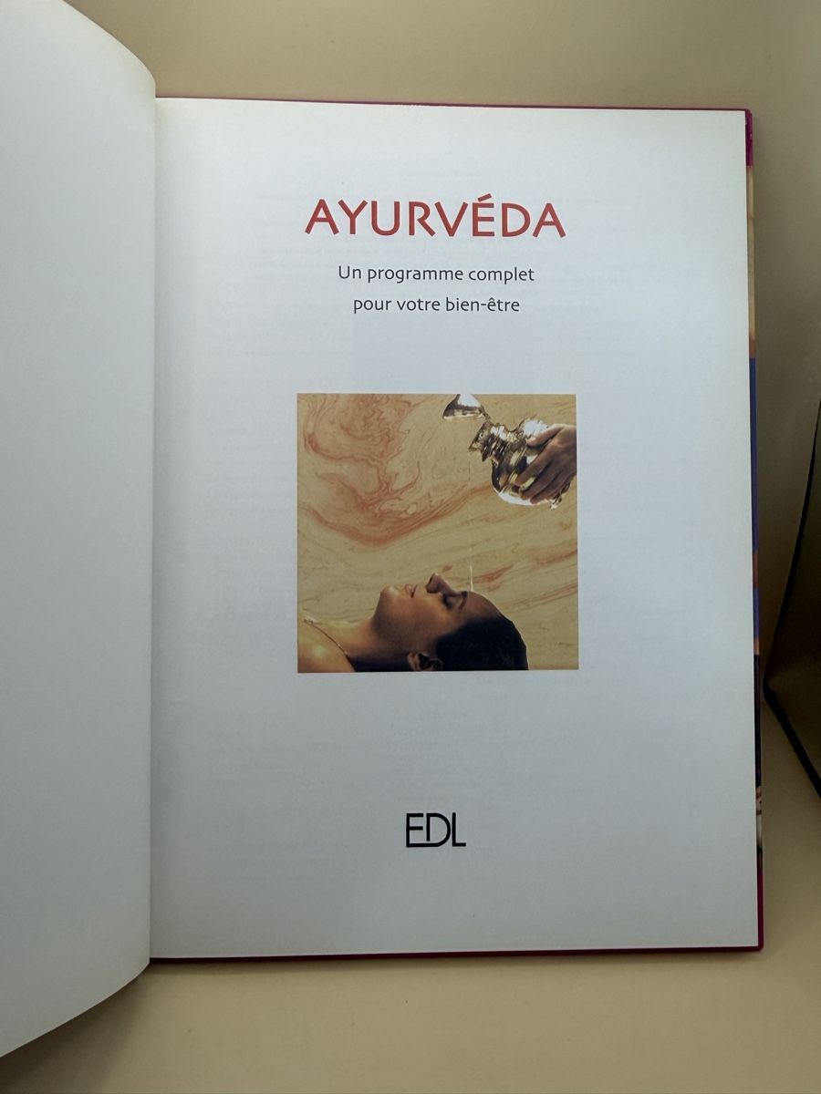 Livres: Ayurvéda Programme Complet Bien-être Livre EDL – D'occasion à Genève par sho_67qj 2