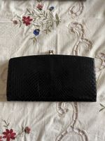Vintage Lizard Black exotic leather Wallet