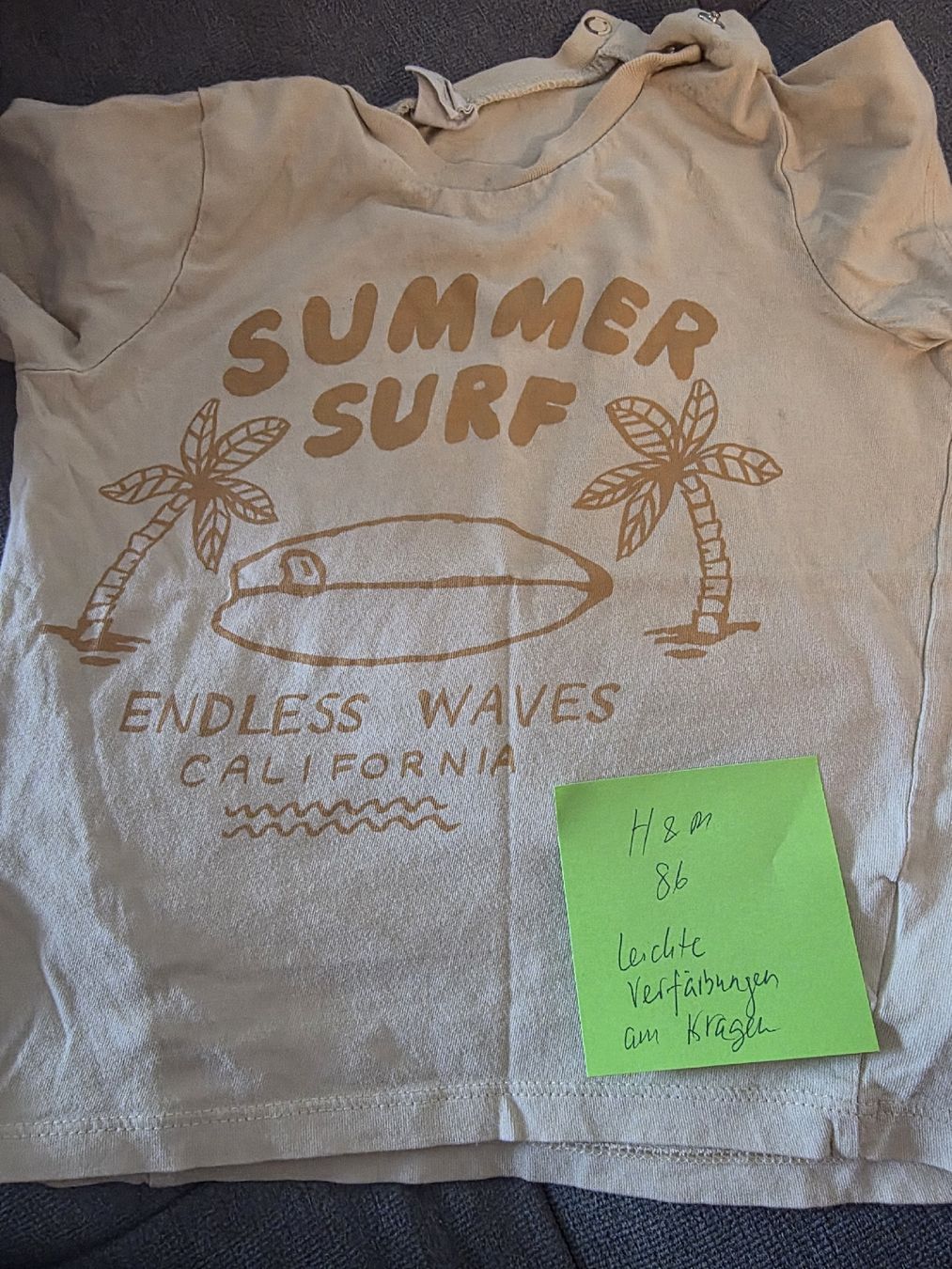 H&M Camicie, T-shirt & Polo: H&M Summer Surf T-Shirt, Grösse 86 – Usato da Brüttisellen venduto da Miralaurea