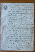 Document historique, acte notarié ancien, 1800s, 19ème siècl