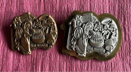 Biel 1996 Kupfer und Gold Fasnachtsplaketten