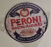 Peroni Nastro Azzurro Schild - Vintage Look, Neu. (nov640)