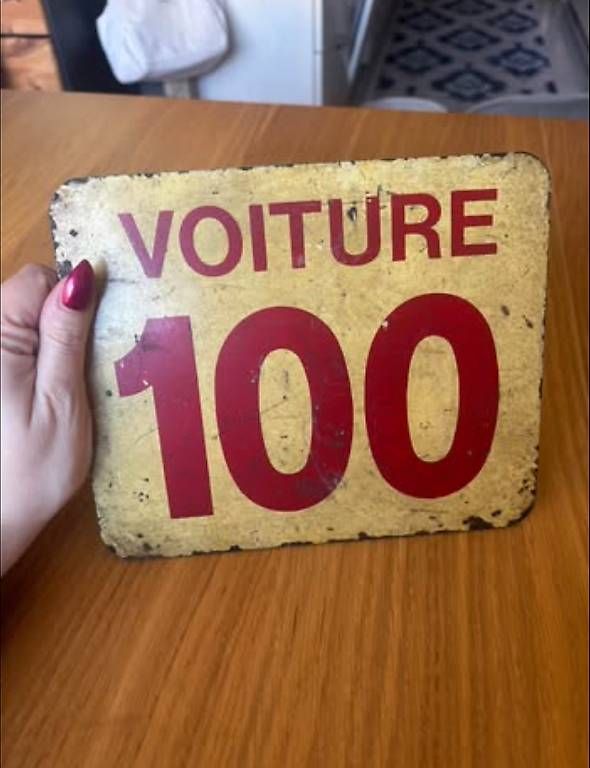 SBB/CFF/FFS Ecriteaux: Plaque de train émaillée – D'occasion à Orbe par car_8grw 1