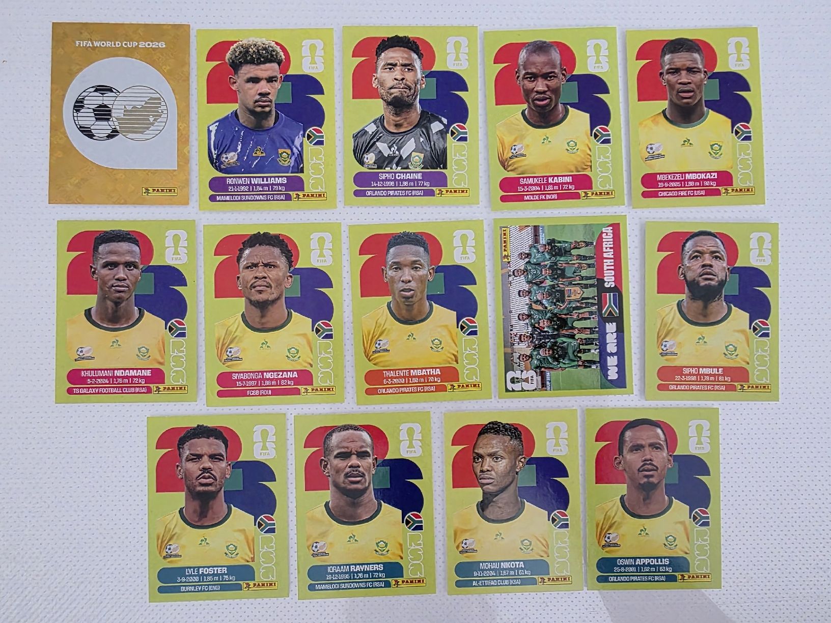 Panini Carte collezionabili: Panini Sticker WM2026: Südafrika – Nuovo (secondo la descrizione) da St. Gallen venduto da Shelly__x3