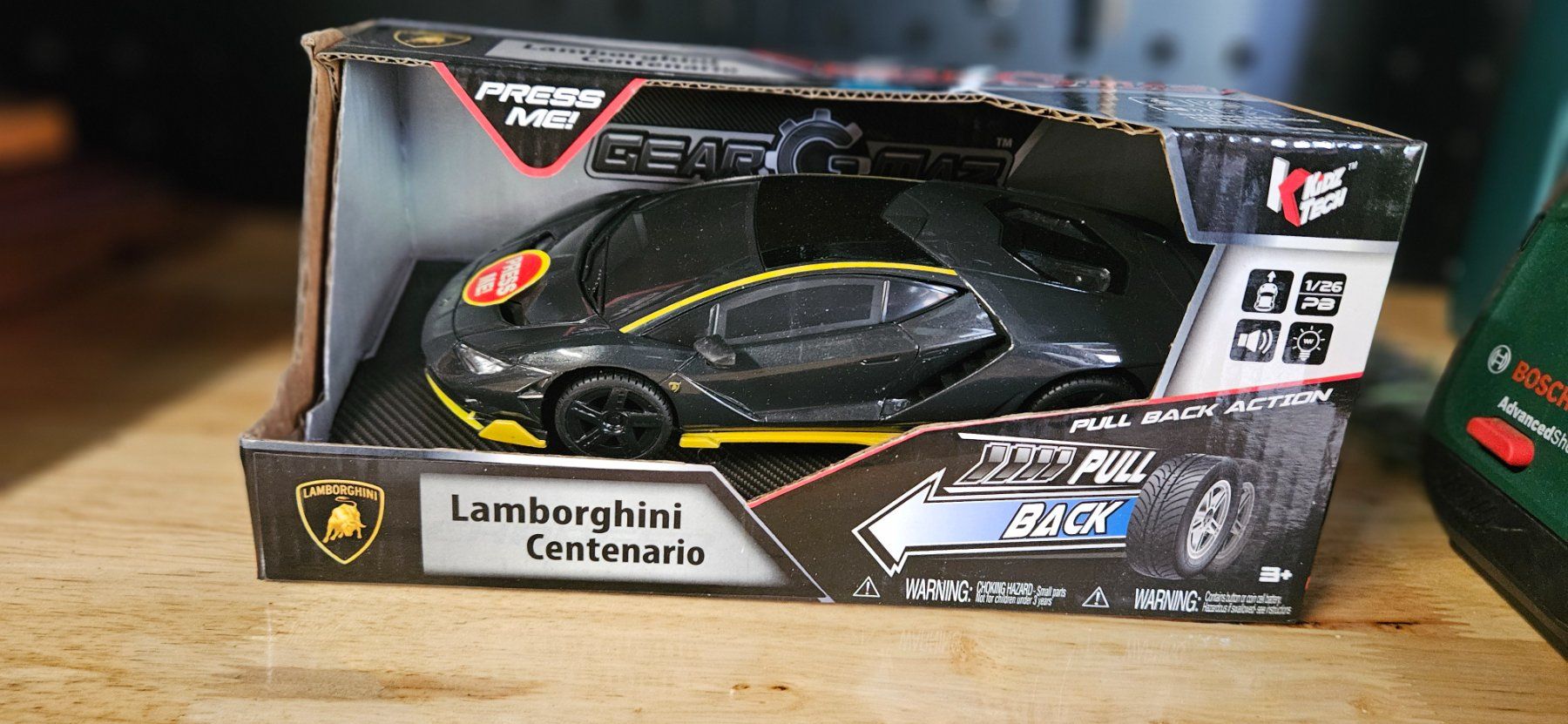 Lamborghini Modellautos: Pullback Car Lamborghini – Neu und originalverpackt aus Rohrbach von Emiflo