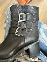 Bottines Free Lance cuir noir boucles taille 37 occasion
