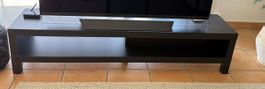 IKEA TV-Bank Lack dunkelbraun/schwarz guter Zustand