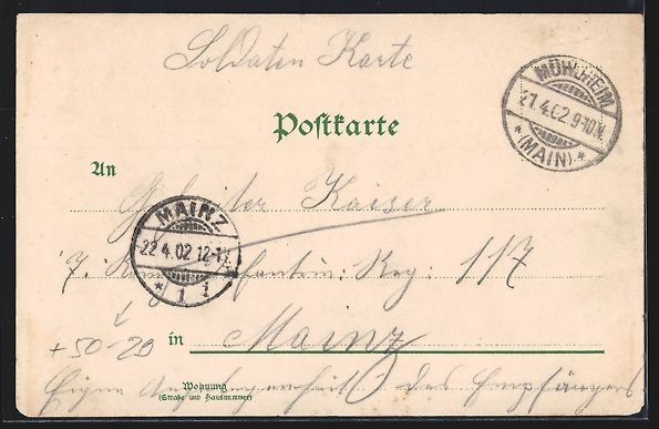 Cartoline postali: Litho Motive von der Pferderennbahn, Tot – Usato da Berlin venduto da bartko-reher 1