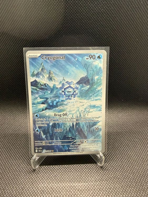Pokemon Black Bolt Cryogonal Illustration Rare 111/086 (Gebraucht) in ...