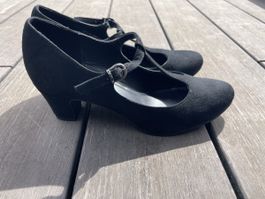 Spangenpumps Graceland schwarz Absatzschuhe guter Zustand