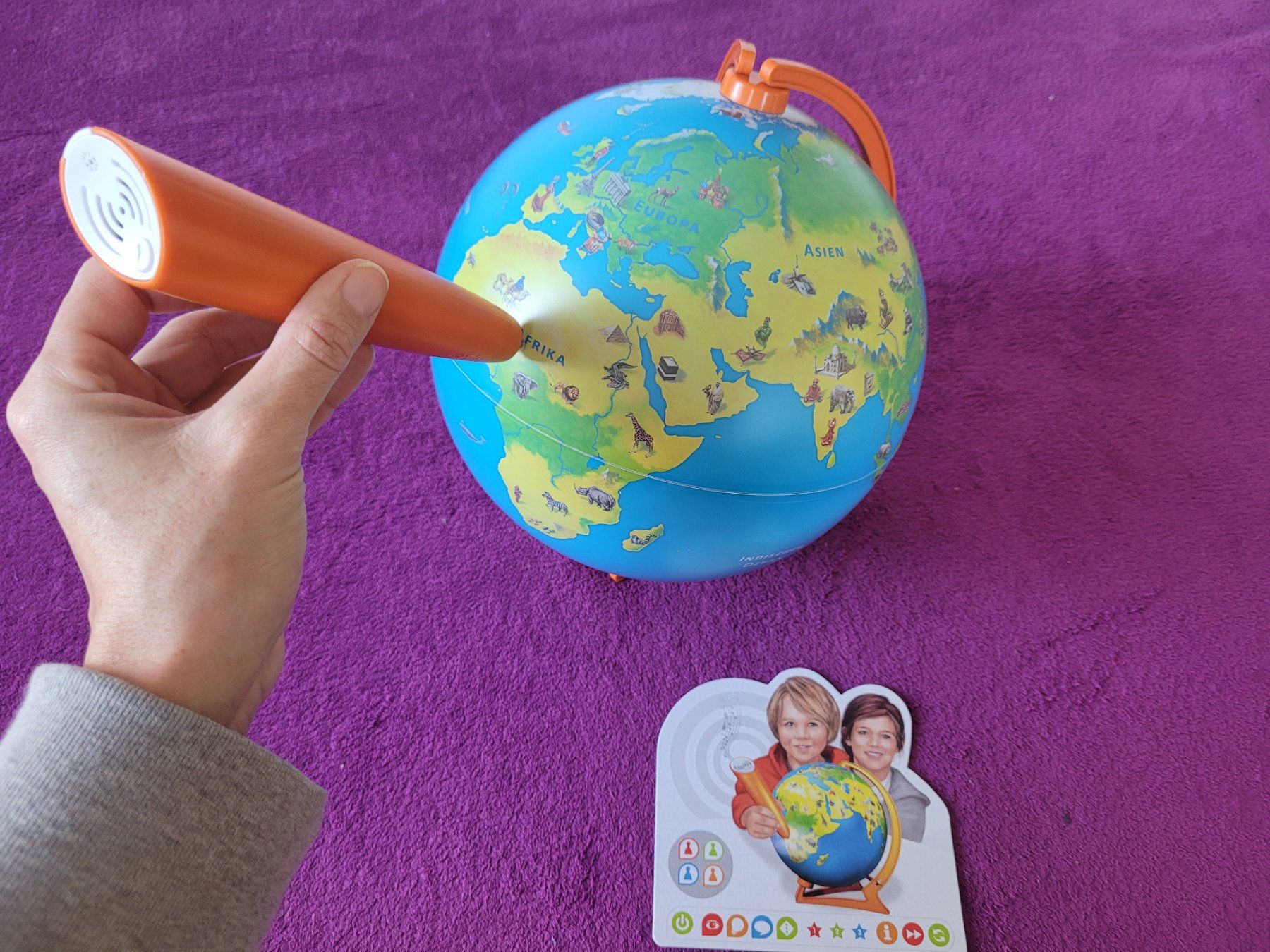 Ravensburger Giochi: tiptoi Starterset mit create Stift und Junior Globus – Nuovo (secondo la descrizione) da Müllheim Dorf venduto da Seeeule01 4