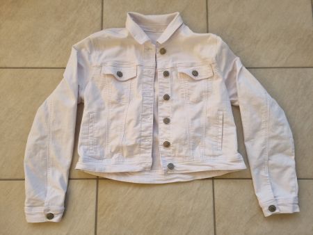 Jeansjacke weiss
