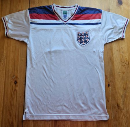 Trikot England Score Draw retro Gr S Three Lions Fussball WM