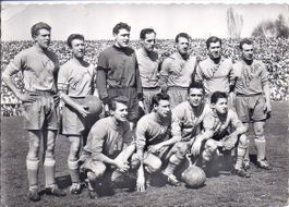 CHAUX - de - FONDS, carte dédicacée du FC CHAUX - de - FONDS