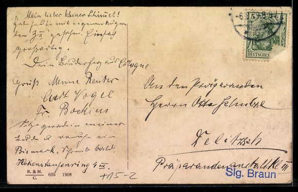 Photos & posters: Köln, Kaiser Wilhelm-Ring, Luftschiff Z – D'occasion à Berlin par bartko-reher 1