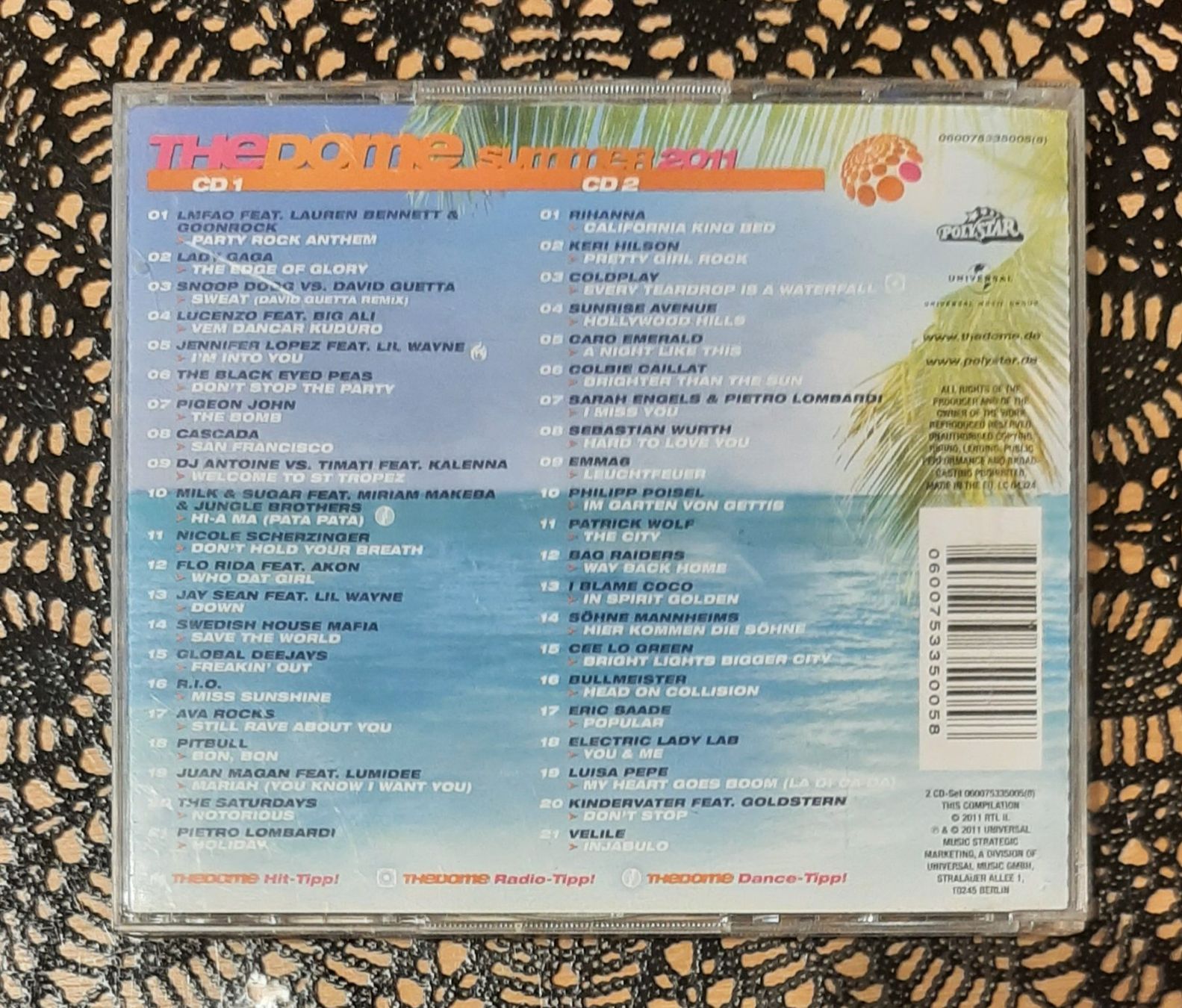 CD: The Dome Summer 2011, 2CD Hit Compilation, Sampler 2011 – Usato da Amriswil venduto da Celini3 1