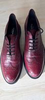 Bordeaux Rote Damenhalbschuhe