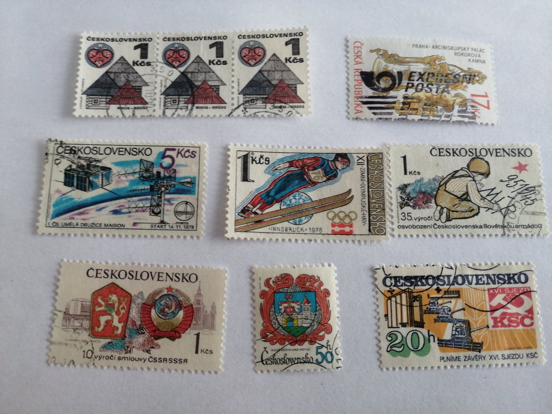 Tutti i francobolli: Briefmarken Tschechoslowakei / Rumänien – Usato da Hinterkappelen venduto da 1399 1