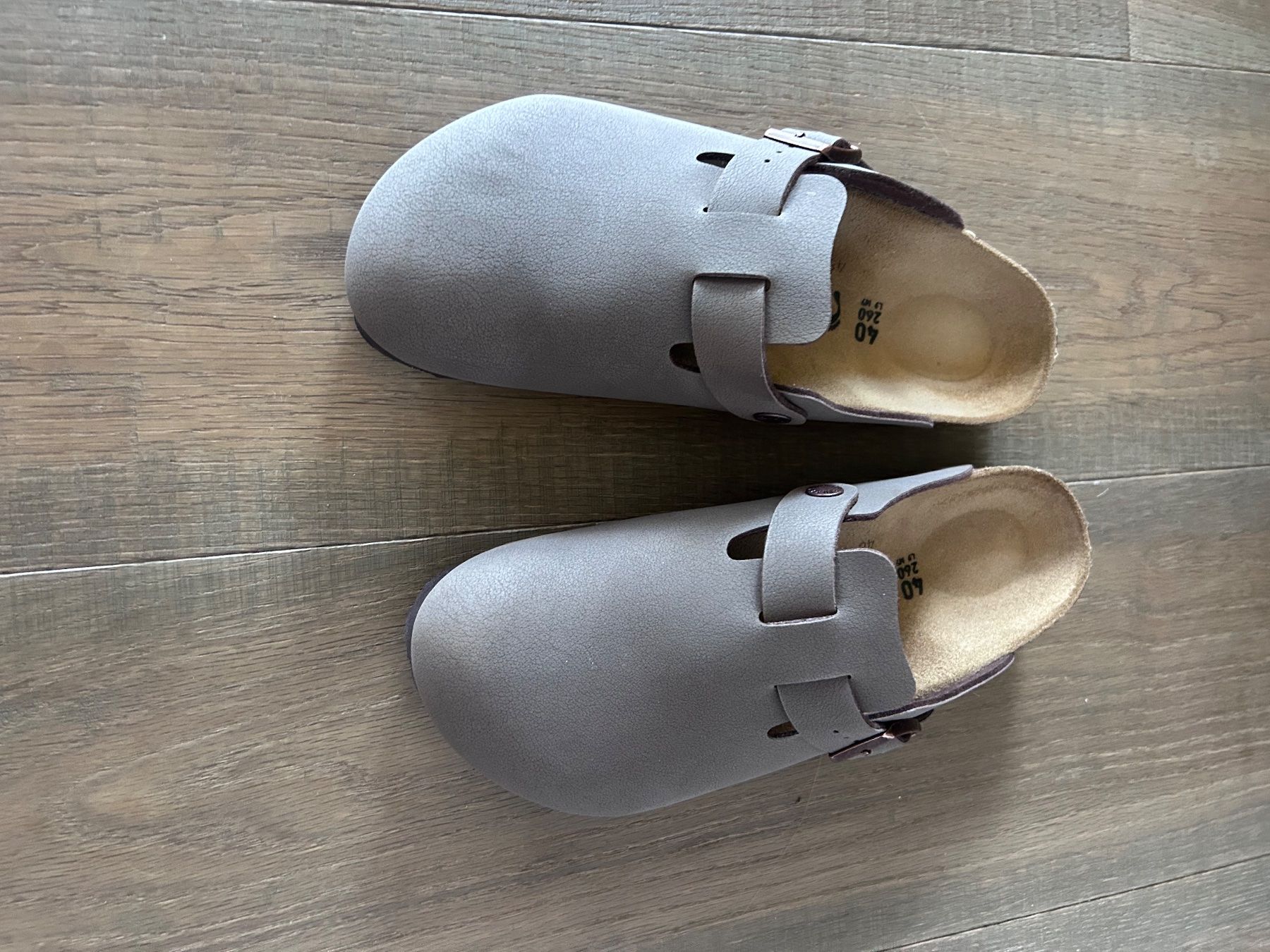 Birkenstock Herrenschuhe: Birkenstock Boston Tex Mocca Gr. 40 – Neu (gemäss Beschreibung) aus Buttisholz von Sibini77