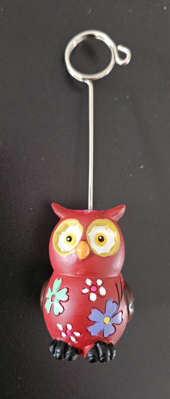 Figuren: Eule Memo Halter oder als Fadenhalter – Gebraucht aus Weinfelden von heibo02
