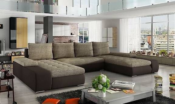 Sofas: Luxus Wohnlandschaft Sofa Couch Garnitur Ecksofa Textil Ne – Gebraucht aus Zug von jvmoebel-schweiz 3