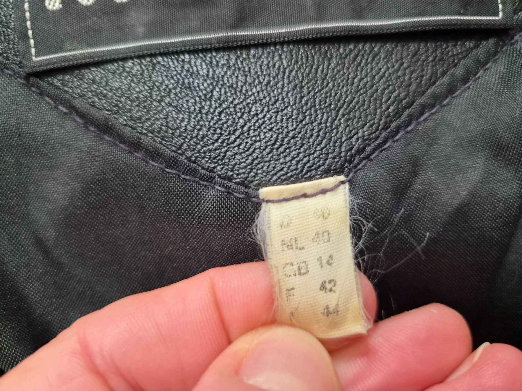 Giacche: Vintage leather patchwork jacket size 40 – Usato da Zürich venduto da mon_attitude 3