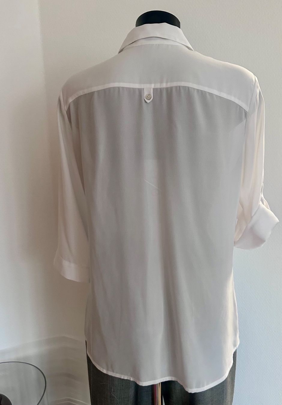 Camicette: TOP *** Gr 40/M Fliessende Bluse weiss – Usato da Rickenbach b. Wil venduto da sunneschii_ 4