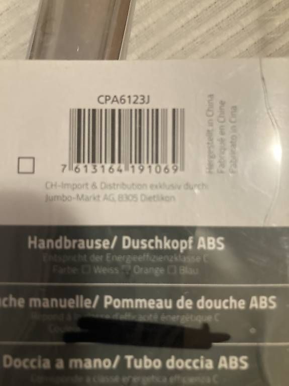 Soffioni doccia: Duschbrause / Duschkopf vom Jumbo - NEU – Usato da Wetzikon ZH venduto da vta_h8pd 4