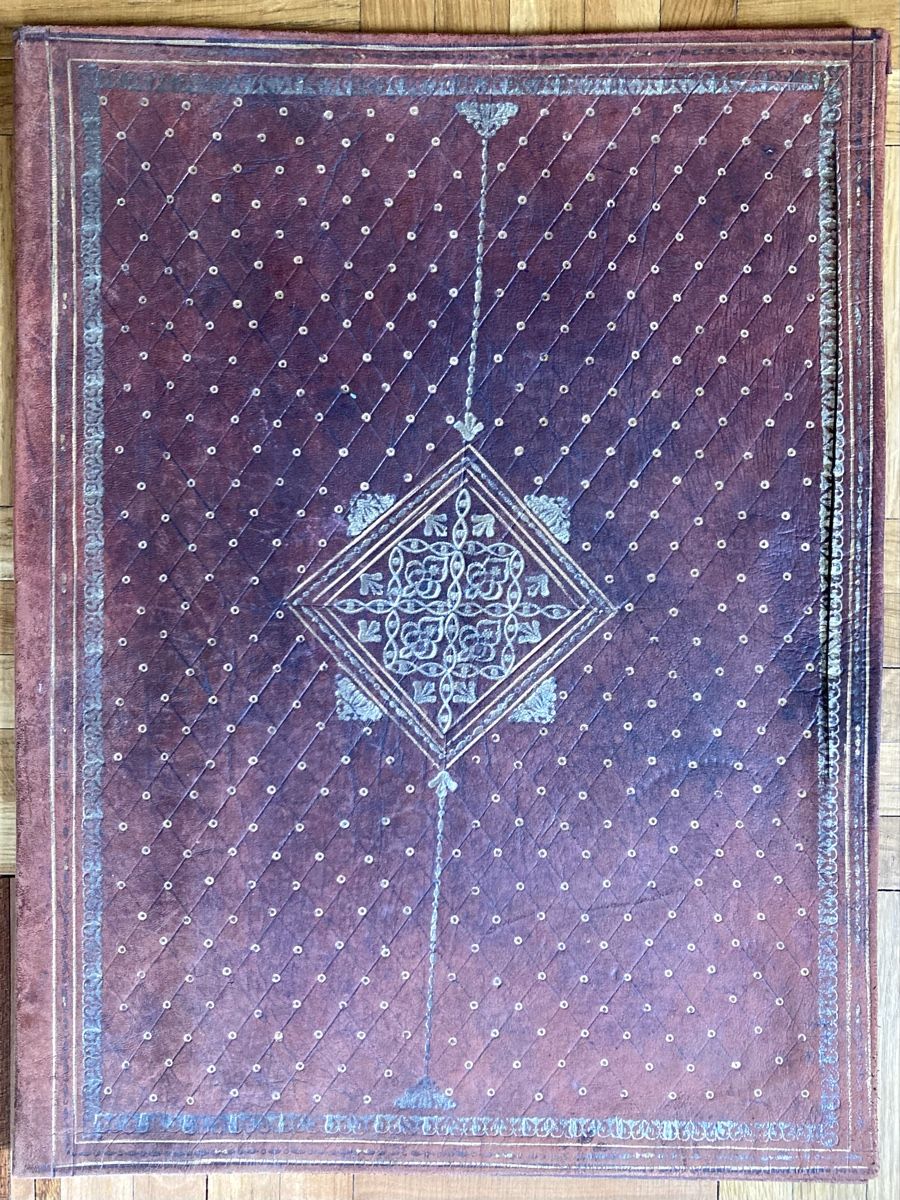 Koffer & Taschen: Porte-documents en cuir de vache et feuille d’or – Gebraucht aus Ardon von hel_2sxp