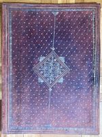 Porte-documents en cuir de vache et feuille d’or