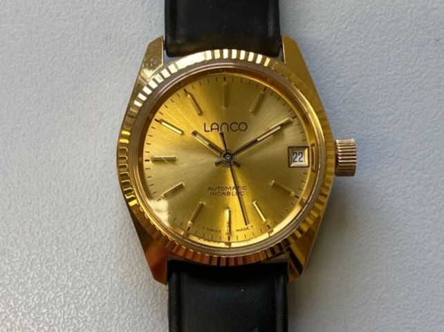 Lanco Uhren: LANCO Damenuhr ca. 70er Jahre Automatic – Neu (gemäss Beschreibung) aus St. Gallen von galluswatches