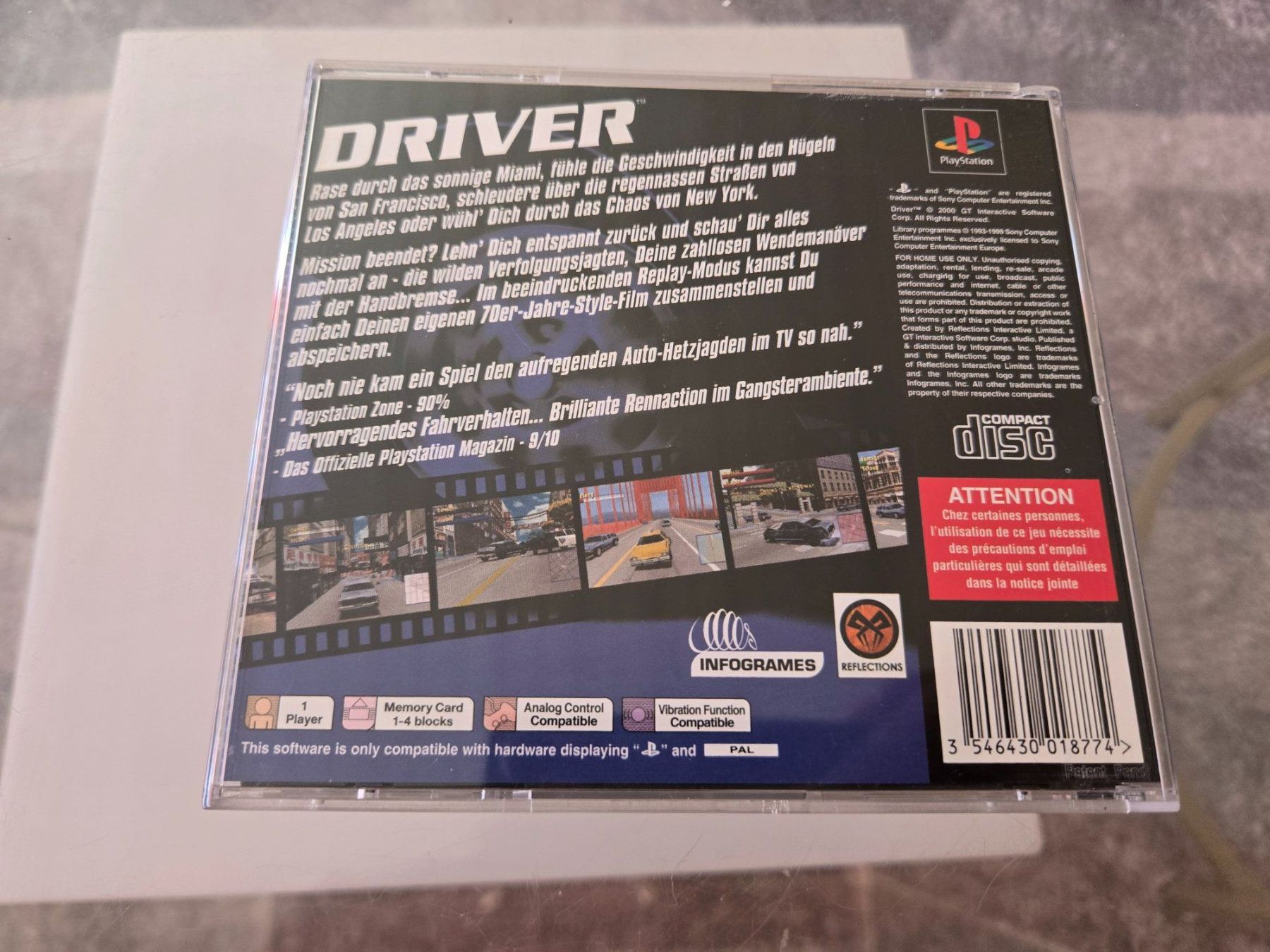 Jeux: Driver PS1 – D'occasion à Bussigny par Kfdlt 1