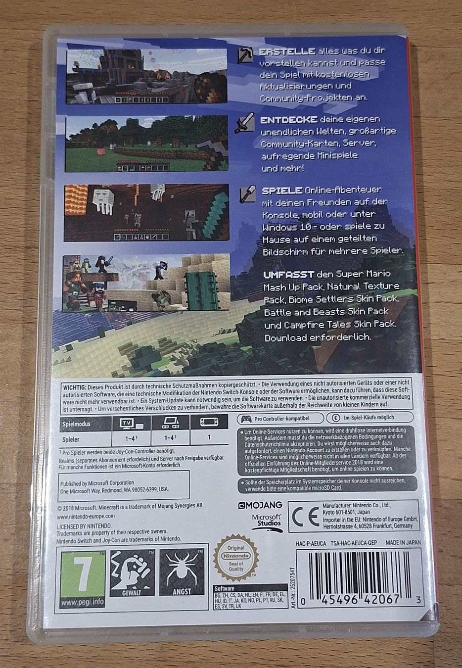 Giochi: Nintendo Switch Minecraft Spiel – Usato da Niederhasli venduto da Golf-Dodger 1
