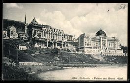 AK St. Moritz, Palace und Grand Hotel
