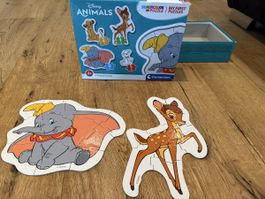 Disney Animals Puzzle 2 Shaped Puzzles Clementoni