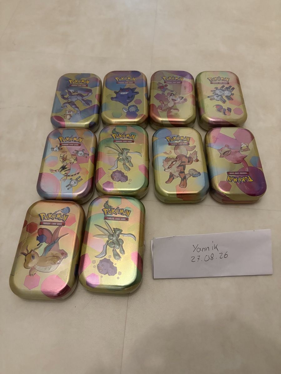 Pokémon Carte collezionabili: 10x 151 mini tin DE – Nuovo e nell'imballaggio originale da Gränichen venduto da yannik66