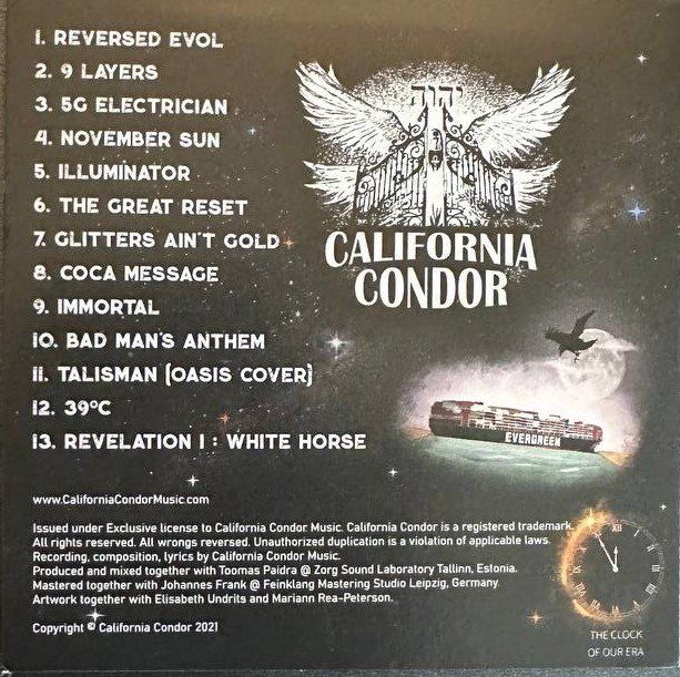 CDs: California Condor CD - Selten – D'occasion à Beringen par Mantafisch1 1