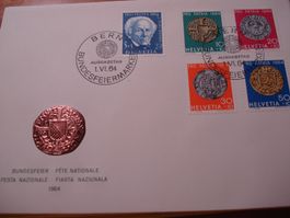 FDC 1964, Pro Patria, ungelaufen