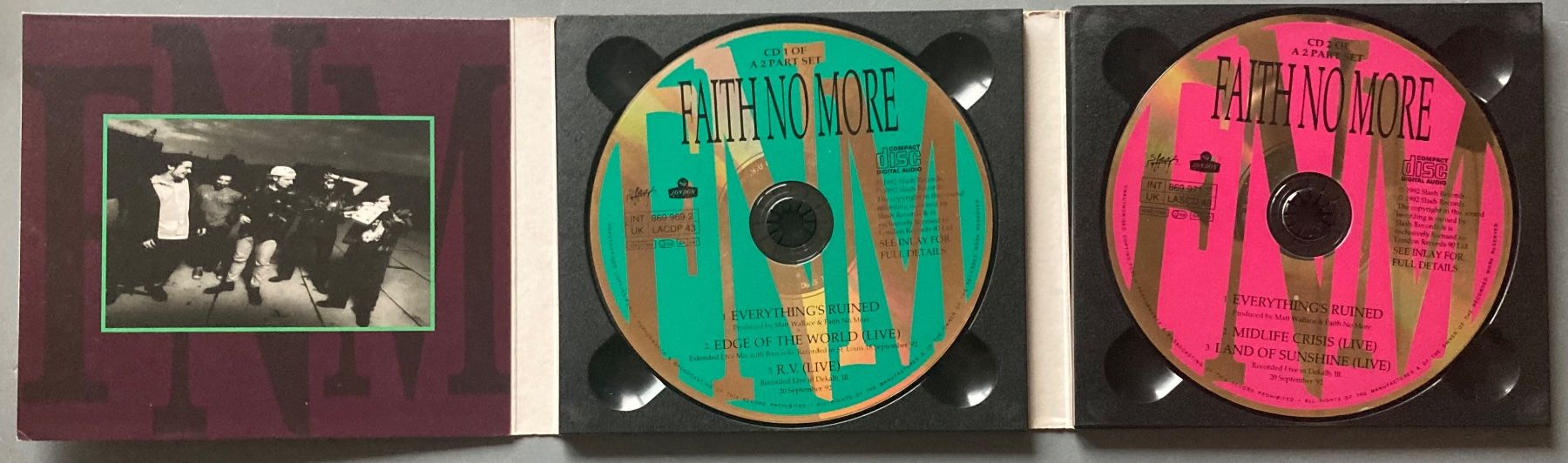 CD: FAITH NO MORE - EVERYTHING'S RUINED – Usato da Poliez-Pittet venduto da Newtown-Records 2