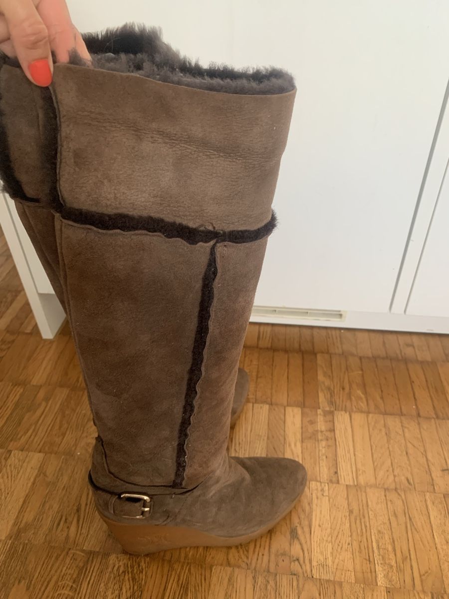Damenschuhe: Celine lammfell leder stiefel – Gebraucht aus Zürich von Nikuska32