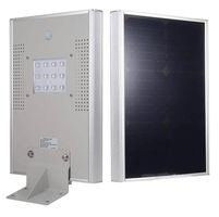 8W-Solarlampe mit Solarpanel und Bewegungssenso
