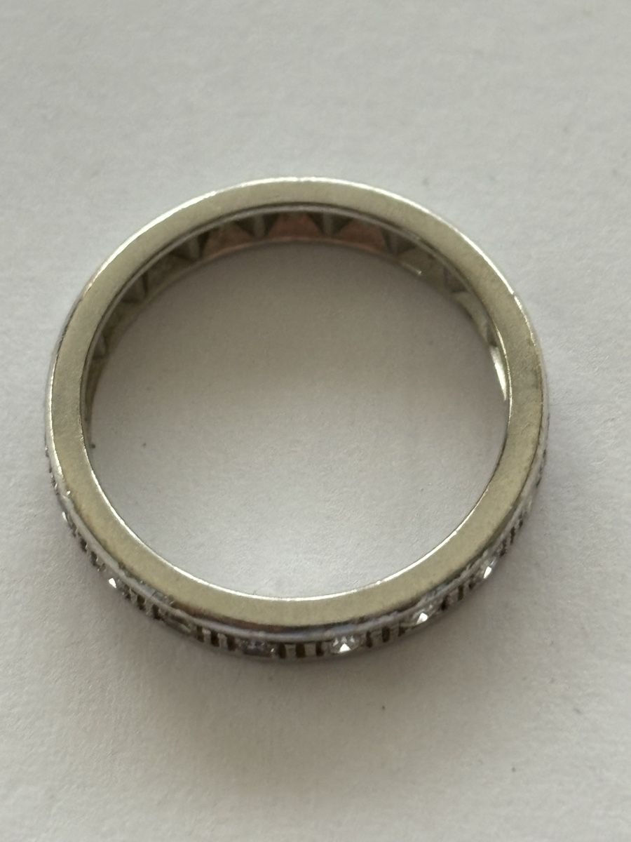 Anelli: Alliance Ring Weissgold 18 Karat – Usato da Langnau am Albis venduto da flusspflege 5