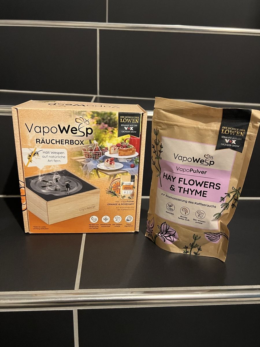 Accessori per grill: VapoWesp Räucherbox – Nuovo e nell'imballaggio originale da Heimberg venduto da mira777