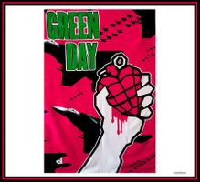 Fahne *Green Day* - Nr. J-7111 - gross